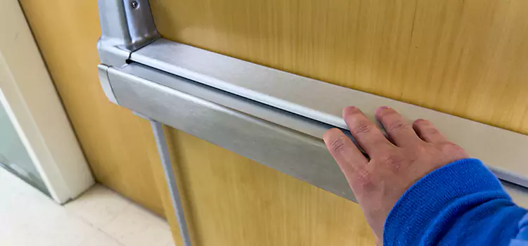 Installing a Push Bar on a Door Florida Ridge